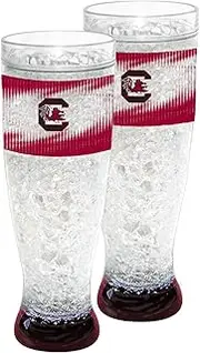 NCAA South Carolina Gamecocks 16-Ounce Crystal Freezer Pilsner