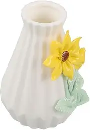 Floral Vase Cute Vase Tabketop Vase Vase Unique Vase Ceramic Vase Table Centerpiece Vase for Dried Flowers