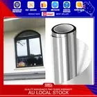 silvery Privacy One Way Mirror Window Glass Film Home Block UV Heat Reduction AU