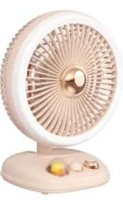 Led Table Lamp Fan Usb Rechargeable Dimmable Desk Reading Light Fan