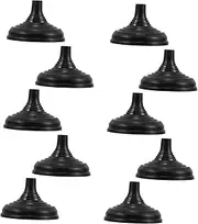 FUNOMOCYA 10pcs Round Plastic Base Mini Desk Flag Stand Secure Support for Flag Display Offices Conferences and Exhibitions Lightweight and Portable Flagpole Holder