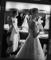 Audrey Hepburn Grace Kelly Back Stage At The Oscars Vintage 8x10 photo