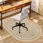 MSKGTML Office Chair Mat for Hardwood Floor: 35"×55" Chair Mat, Suitable for Hardwood and Tile Floors, and Also a Protective Mat for Swivel Chairs in Offices, Game Rooms and Homes