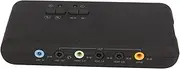 USB Sound Card, 12Mbps 48KHz 7.1 Stereo USB Fiber Port Dual Microphone Connector True 8 Channel External Sound Card.