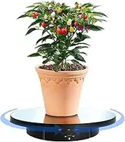 Motorized Rotating Display Stand, 360 Automatic Rotating Turntable, Max 22lbs Load, Electric Rotating Turntable with Remote Control, Electronic Turntable for Product Show