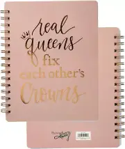 Spiral Notebook - Real Queens Fix Each Other's Crowns