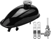 2L Motorized Bike Motorcycle Fuel Tank Fit for 49Cc 50Cc 60Cc 66Cc 80Cc Engine Motorized Bike Motorcycle Fuel Gas Tank