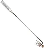 Leefasy Garden Weeder Hand Tool Gardening Hoes with Long Handle Portable Uprooting Weeding Tool Manual Hand Weeder Tool for Gardening, 50cm