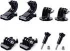 2 Buckle Base +2 J-Hook +2 Tripod Mount Adapter +2 Thumbscrew for Gopro Hero 11/
