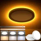 LED Flush Mount Ceiling Light Fixture, 7.5 Inch LED Ceiling Lights with Night...