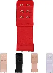 [FLYCHI] Bra Extender, Soft & Comfortable Women Bra Strap Extenders Extensions, 1pc Elastic Extender, Women's Bra Extender 2 Hook, 40mm Wide, White