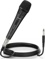 TONOR K1 Vocal Microphone for Singing, Dynamic Handheld Wired Karaoke Mic, Micro