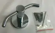 Turs Stainless Steel Double Coat Hook Towel/Robe Clothes Hook for Bath Kitchen