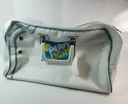 Vintage Pepsi Light Travel Bag Soft Shelled Vinyl Blue White NOS 1970s RARE