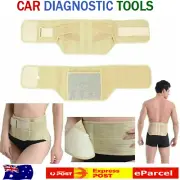 Back Support Belt Lumber Lower Brace Strap Pain Relief Posture Waist Trimmer. AT