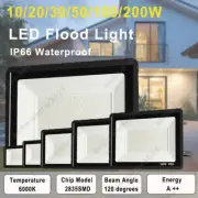 10W-200W LED Floodlight Outside Light Security Flood Lights Outdoor Garden Lamp