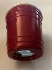 Mini Red Cup Bottle Opener with Suction Cup Hanger New in box 2.5" tall