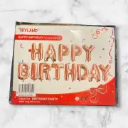Happy Birthday Foil Ballon Banner