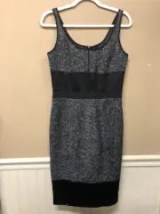 Narciso Rodriguez for Design Nation Tweed Black Dress Size 6 NWT