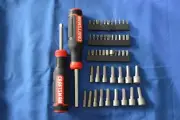 Craftsman 51 PC Mag Handle, Nut Driver Bits, Screw,Torx Bits 1/4" Dr Handle 840