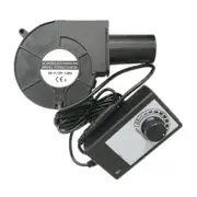 2023 New 9733 Blower Fan Air Blower High Speed Dc 12v Turbo Centrifugal Fan With Variable Speed Controller For Oil Stove Bbq Plug 2 12V 1.88A