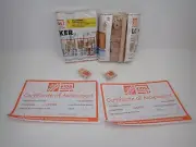 Home Depot Build A Kids Combination Locker 2 Kits w/ Pins & Certificates