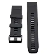 Silicone band Garmin Fenix 5х QuickFit 26mm (black) genuine part OEM 3, 3HR