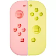Joy-Con Controller Compatible Housing Shell (Pink/Yellow) - Nintendo Switch