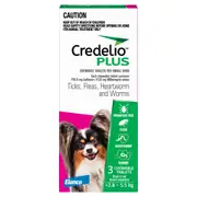Credelio Plus Pink Small Dogs 2.8kg-5.5kg 3 pack (3 months)