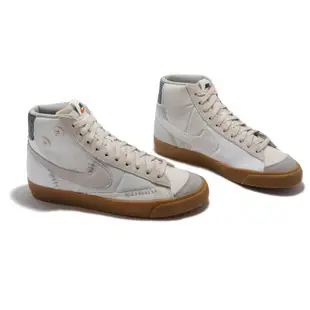 Nike 休閒鞋 Blazer Mid 77 VNTG 男鞋 巫毒娃娃 灰 白 膠底 DQ5081-119