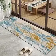 Runner Rug Hallway Carpet, Narrow Hall Entryway, Soft Non Slip Easy to Clean Bedroom, Rubber Backing Doormat Runner 70x600cm(2.3ft×14.8ft/70×450cm)