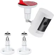 2 Pack Adjustable Wall Mount for Plug-in Ring HD Camera & Stick Up Cam Battery
