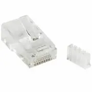 StarTech Cat6 RJ45 Solid Wire Modular Connector Plug (M), 50 Pack - CRJ45C6SOL50
