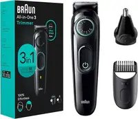 在飛比找樂天市場購物網優惠-Braun AIO3430 多功能造型器 電動刮鬍刀 含鼻毛