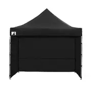 Gazebo Tent Marquee 3x3 PopUp Outdoor Wallaroo Black