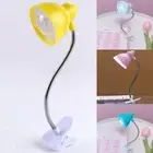 Mini Flexible Clamp Clip On LED Light Reading Table Desk Bedside Table Lamp