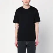 [Auralee] Black cotton T-shirt 4 Black