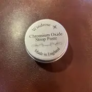 LEATHER STROP PASTE SHARPENING STRAIGHT CHROMIUM OXIDE RAZOR KNIFE BALM CREAM