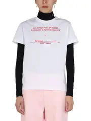 [Raf Simons] Raf Simons-Logo Print T-Shirt-Donna S