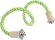 ERINGOGO Bird Rope Perch for Parrots Rope Swing with Base Chewing for Parakeets Cockatiels and Birds Easy to Attach