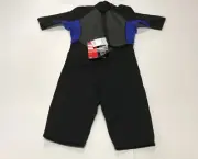 New Guide Gear Men's Spring Suit - Black/Blue - Size Large Wetsuit