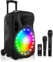 PylePro PPHP1251BW 300W 12” Rechargeable Outdoor BT Karaoke Audio System