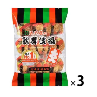 天乃屋 歌舞伎揚仙貝 大包裝 3入裝 P233282