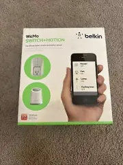 Belkin WeMo Switch + Motion F5Z0340fcAPL WiFi Home Remote and Motion Sensor -New