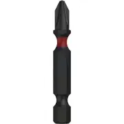 PH2 x 150mm Power Phillips Impax Dr. Bit 1/4" S2 Alloy Steel Black - Box of 25