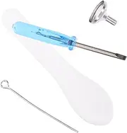 Toddmomy 1 Set Mini Funnel Filling Kit for Cremation Jewelry Set with Stainless Steel and Tools for Pet Urns and Keepsakes Easy to Use Funnel for Ashes
