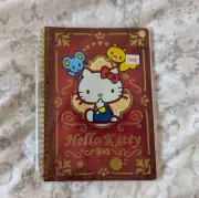 NEW RARE Sanrio Hello Kitty Spiral Notebook Red Gold Collectible Kawaii Japan