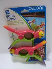 O2COOL Set of 2 Parrot Boca Clips Beach Towel Holders NEW