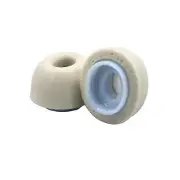 Dekoni Bulletz Memory Foam Tips for Apple Airpods Pro (Medium Single Pair, Grey)