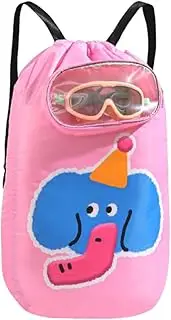 Riaisttd Toddler Beach Bag,Summer Swim Drawstring Bag for Kids - Waterproof Back Pack, Large Capacity Outdoor Gear Daypack for Equipment Toy Storage
